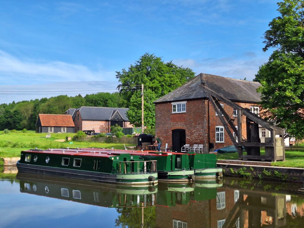 3 widebean canal boats