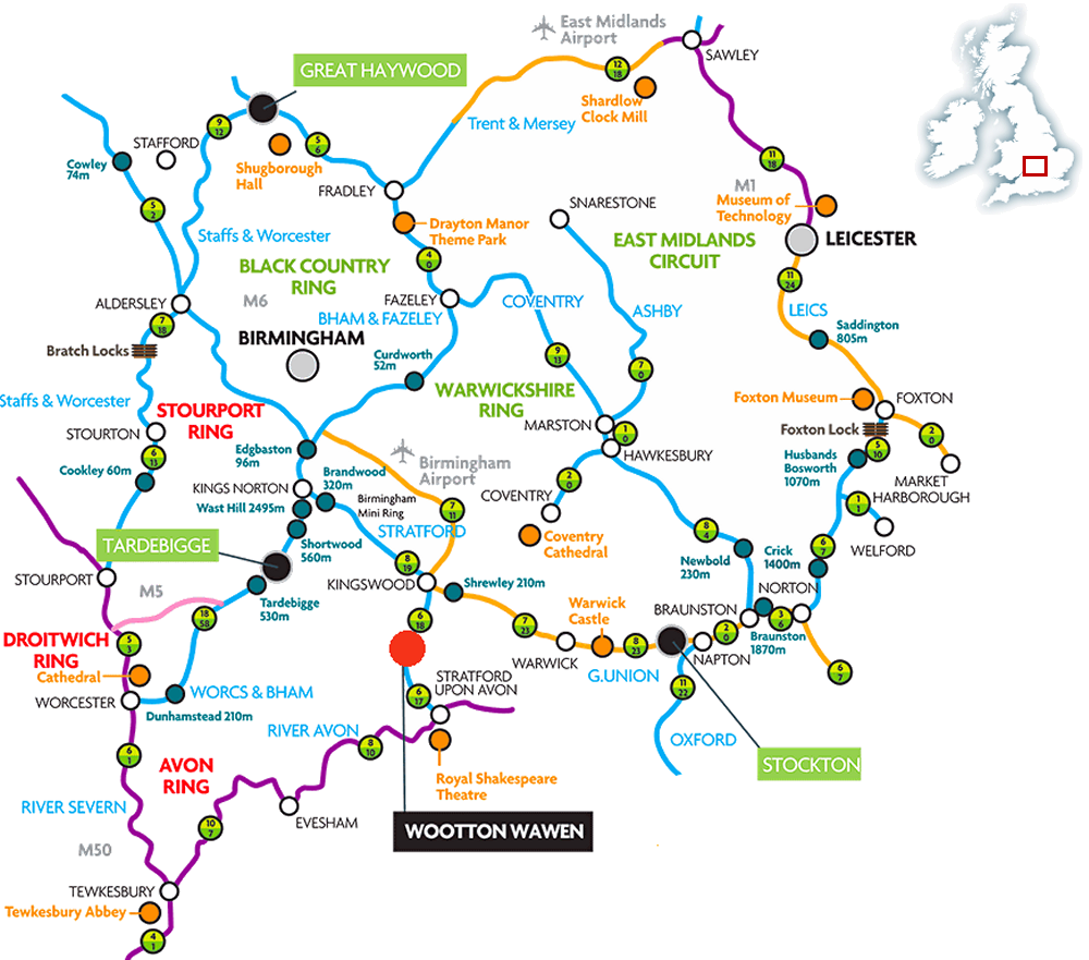 Wootton Wawen map