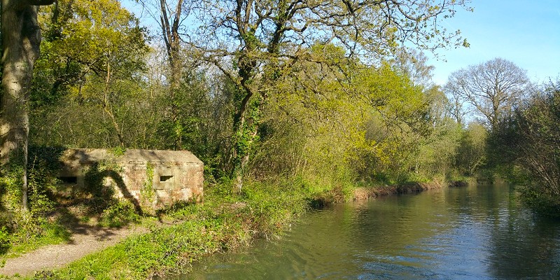 Pillbox on the Basingstoke Canal