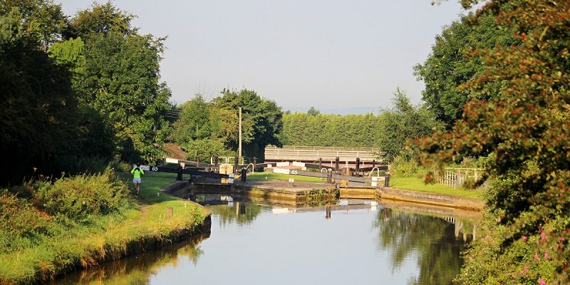 Locks on the Trent & Mersey Canal