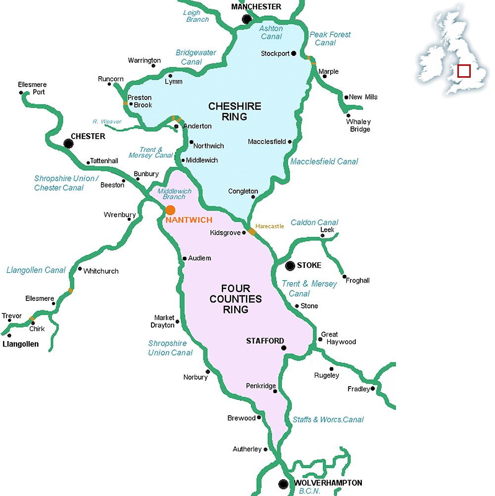 Nantwich map