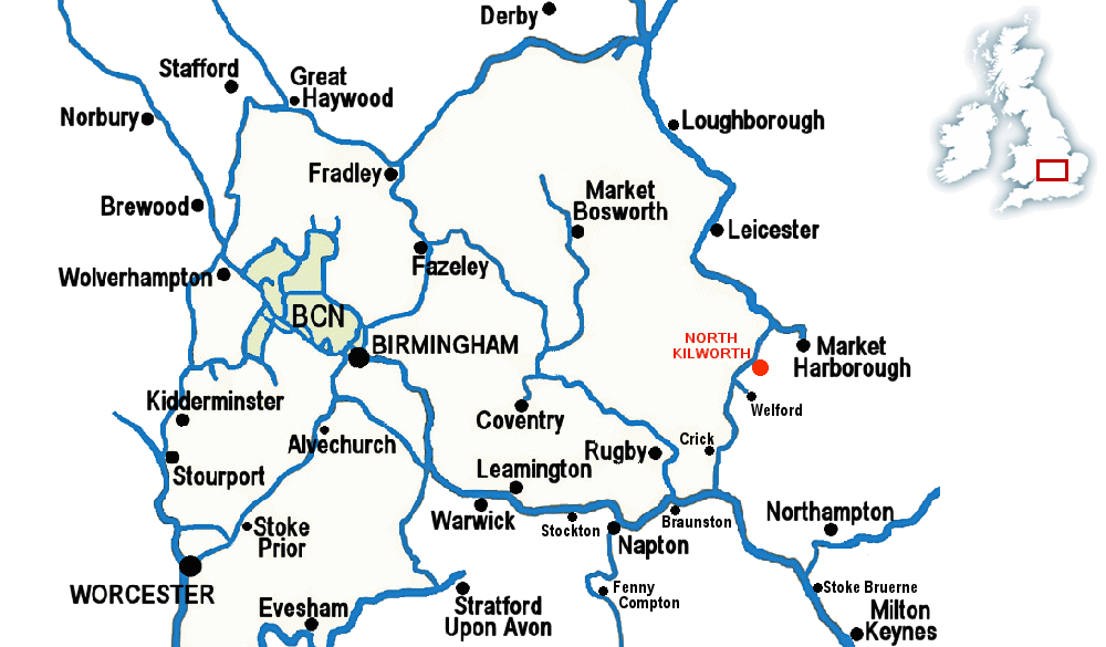 North Kilworth Map