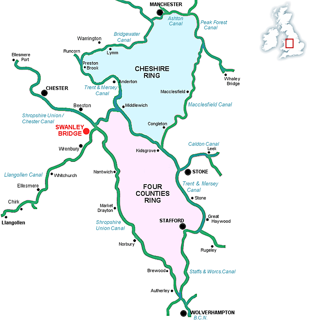 Swanley Bridge map