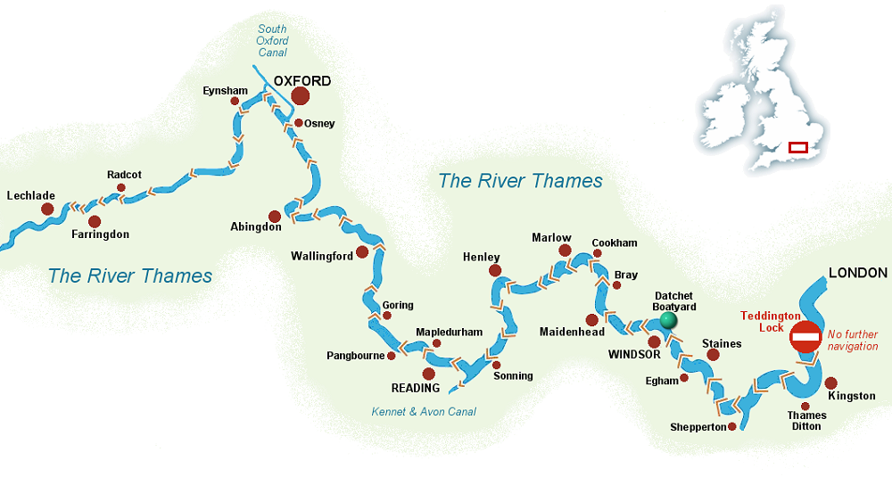 Datchet map